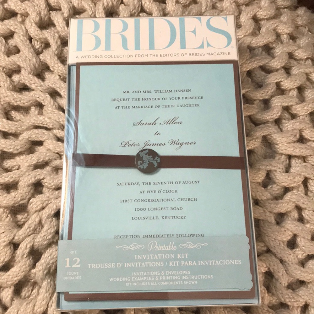 🏷🛍Printable Invitation Kit 12 count